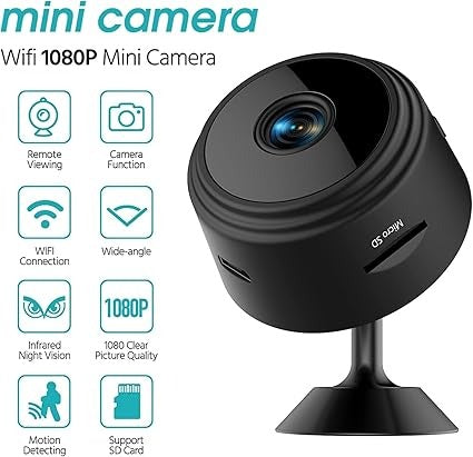 MINI CAMARA A9 1080p Inalámbrica